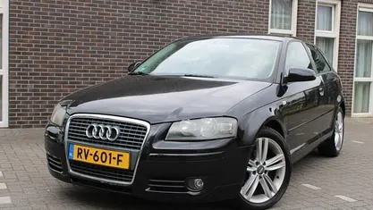 Occasion Audi A3 Attraction 105 PK (77 kW) 2008 Zwart Hatchback