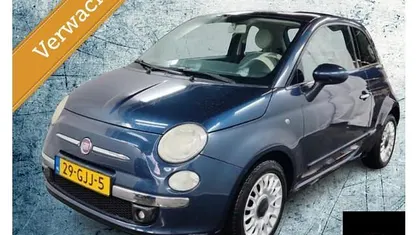 Blauw Occasion 2008 Fiat 500 Lounge Hatchback | € 3.950 (Eerlijke prijs)