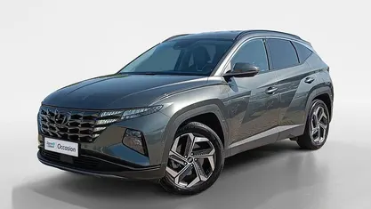 Amazon gray metallic (a5g) Occasion 2022 Hyundai Tucson Premium SUV | € 26.440 (Goede deal)