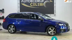 Blauw, metallic lak Gebruikt 2018 Peugeot 308 GT-line Stationwagen | € 12.545 (Eerlijke prijs)
