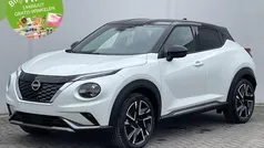 Two tone pearl white premium metallic/dak car Nieuw 2025 Nissan Juke Pack SUV | € 35.028 (Eerlijke prijs)