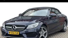 Blauw Gebruikt 2017 Mercedes C200 AMG line Cabriolet | € 26.900 (Eerlijke prijs)