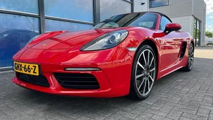 Occasion Porsche 718 Boxster 299 PK (219 kW) 2016 Rood Cabriolet