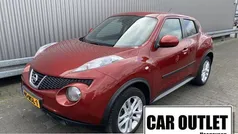 Rood Gebruikt 2010 Nissan Juke Acenta SUV | € 5.950 (Eerlijke prijs)