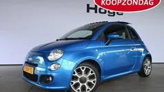 Blauw, metallic lak Gebruikt 2015 Fiat 500S Hatchback | € 8.940 (Eerlijke prijs)