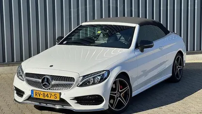 Wit Occasion 2017 Mercedes C200 AMG Cabriolet | € 28.690 (Eerlijke prijs)