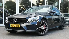 Zwart Gebruikt 2018 Mercedes C180 AMG line Sedan | € 24.950 (Eerlijke prijs)