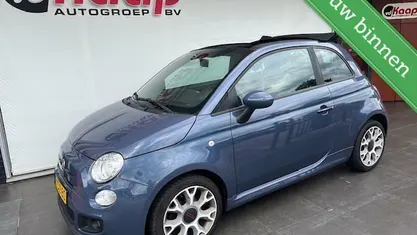 Blauw Occasion 2013 Fiat 500 Lounge Hatchback | € 4.950 (Eerlijke prijs)