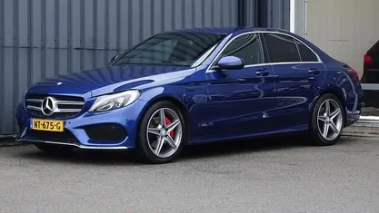 Blauw Gebruikt 2017 Mercedes C180 Sport Edition Sedan | € 17.945 (Goede deal)