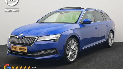 Occasion Skoda Superb 218 PK (160 kW) 2021 Blauw Stationwagen