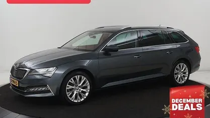 Grijs Gebruikt 2021 Skoda Superb Business Line Stationwagen | € 19.700 (Goede deal)