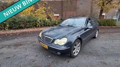 Zwart Gebruikt 2001 Mercedes C320 Elegance Stationwagen | € 1.399 (Super prijs)