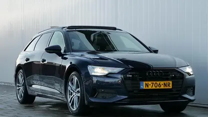 Blauw (metallic) Occasion 2021 Audi A6 Proline Stationwagen | € 35.650 (Super prijs)