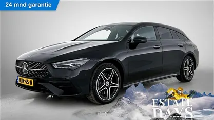 Zwart (metallic) Occasion 2025 Mercedes CLA250e Shooting Brake AMG line Stationwagen | € 40.945 (Eerlijke prijs)