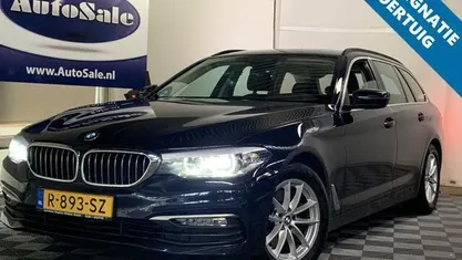 Occasion BMW 520 Executive 184 PK (135 kW) 2018 Blauw, metallic lak Stationwagen