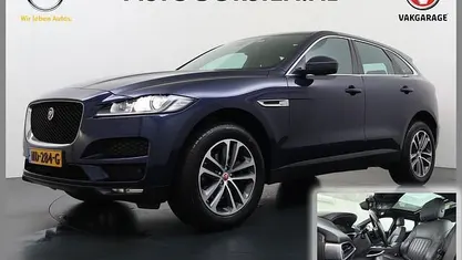 Blauw Gebruikt 2017 Jaguar F-Pace Portfolio SUV | € 19.840 (Goede deal)