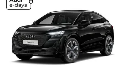 Zwart Nieuw 2025 Audi Q4 Sportback e-tron Competition SUV | € 60.944 (Eerlijke prijs)