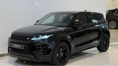 Santorini black metallic (donker zwart)ebony/zwart leder Gebruikt 2023 Land Rover Range Rover evoque SE Dynamic SUV | € 54.950 (Eerlijke prijs)
