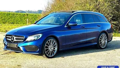 Blauw Occasion 2017 Mercedes C350 Premium Plus Stationwagen | € 19.950 (Eerlijke prijs)