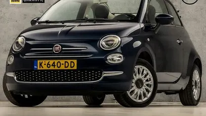 Blauw Occasion 2017 Fiat 500C Lounge Cabriolet | € 8.945 (Eerlijke prijs)