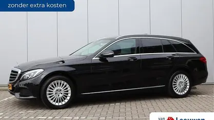 Zwart Occasion 2015 Mercedes C180 Ambition Stationwagen | € 17.995 (Eerlijke prijs)