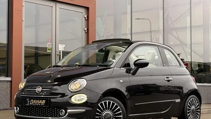 Zwart Occasion 2016 Fiat 500 Lounge Cabriolet | € 12.795 (Eerlijke prijs)