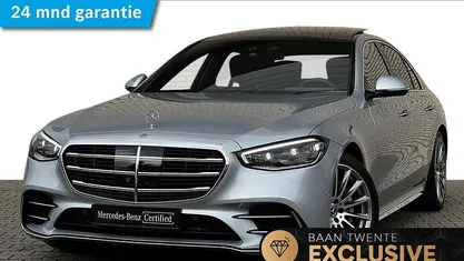Zilver Gebruikt 2021 Mercedes S350 AMG line Sedan | € 79.900 (Goede deal)