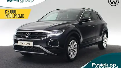 Zwart Nieuw 2025 VW T-Roc Edition SUV | € 34.499 (Goede deal)
