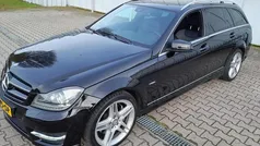 Zwart (metallic) Gebruikt 2011 Mercedes C350 Elegance Stationwagen | € 13.500 (Goede deal)