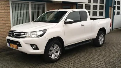 Wit Occasion 2018 Toyota HiLux Pickup | € 15.950 (Super prijs)