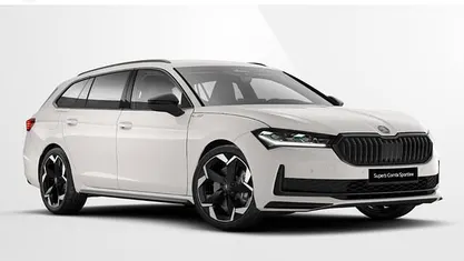 Wit Nieuw 2025 Skoda Superb Business Line Stationwagen | € 55.665 (Eerlijke prijs)