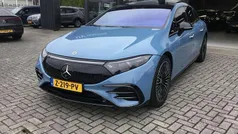 Blauw Gebruikt 2024 Mercedes EQS450+ AMG line Hatchback | € 88.500 (Eerlijke prijs)