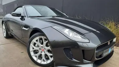 Zwart Gebruikt 2015 Jaguar F-Type Cabriolet | € 36.890 (Super prijs)