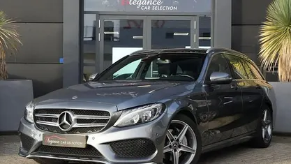 Grijs Occasion 2018 Mercedes C180 Sport Edition Stationwagen | € 19.950 (Eerlijke prijs)