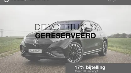 Zwart Nieuw 2025 Mercedes EQS450+ AMG line SUV | € 121.357 (Goede deal)