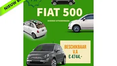 Zwart Gebruikt 2011 Fiat 500 Hatchback | € 4.744 (Goede deal)