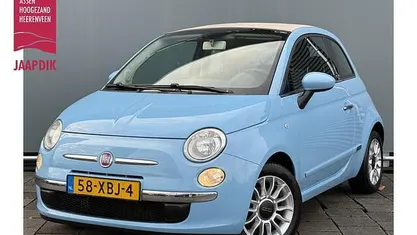 Blauw Occasion 2012 Fiat 500C Lounge Cabriolet | € 4.299 (Eerlijke prijs)