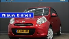 Rood, metallic lak Gebruikt 2013 Nissan Micra Acenta Hatchback | € 6.945 (Eerlijke prijs)