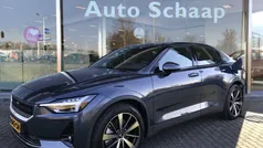 Blauw, metallic lak Gebruikt 2021 Polestar 2 Long Range Dual motor Sedan | € 28.900 (Eerlijke prijs)