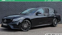 Zwart Gebruikt 2017 Mercedes E400 AMG line Stationwagen | € 33.795 (Super prijs)