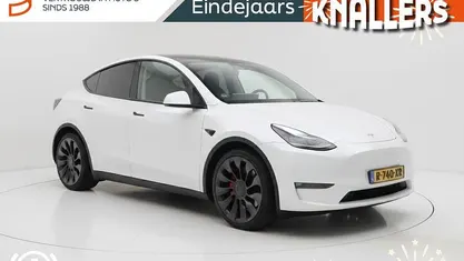 Wit Gebruikt 2022 Tesla Model Y Performance SUV | € 35.290 (Eerlijke prijs)