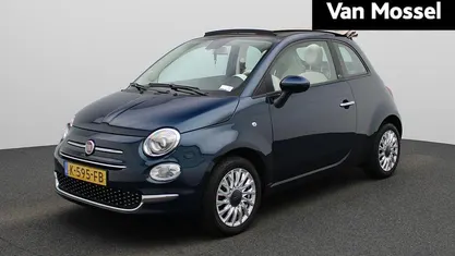 Occasion Fiat 500C Lounge 69 PK (50 kW) 2021 Blauw Cabriolet