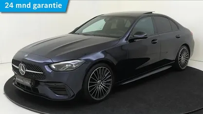 Blauw Gebruikt 2022 Mercedes C200 AMG line Sedan | € 39.945 (Eerlijke prijs)