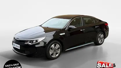 Occasion Kia Optima Hybrid 205 PK (150 kW) 2016 Aurora black pearl (abp) (donker zwart) Sedan