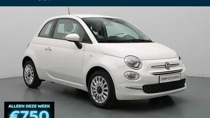 Wit Gebruikt 2020 Fiat 500 Lounge Hatchback | € 10.490 (Eerlijke prijs)