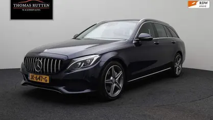 Occasion Mercedes C250 Prestige 211 PK (155 kW) 2015 Blauw Stationwagen