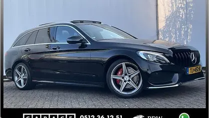 Occasion Mercedes C220 Premium 170 PK (125 kW) 2017 Zwart Stationwagen
