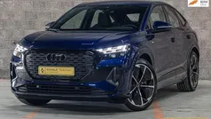 Blauw Gebruikt 2023 Audi Q4 Sportback e-tron S-Line SUV | € 39.950 (Super prijs)