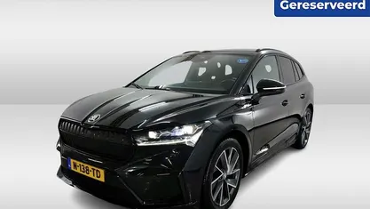 Occasion Skoda Enyaq iV SportLine 150 kW (204 PK) 2021 Zwart SUV