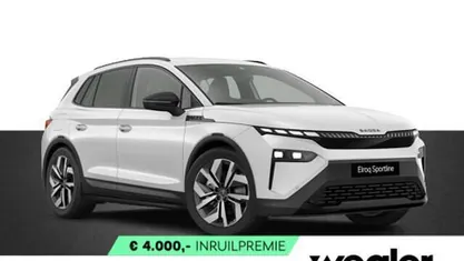 Wit Nieuw 2026 Skoda Elroq SportLine SUV | € 50.590 (Eerlijke prijs)